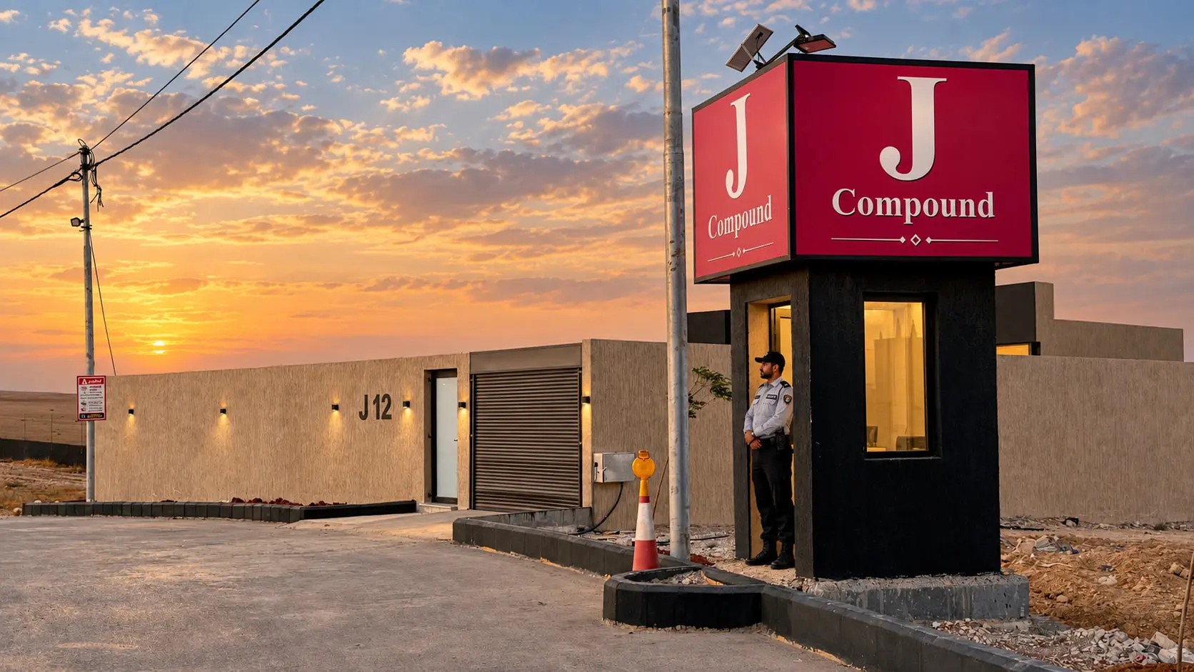 غرفة حراسة كمباوند J