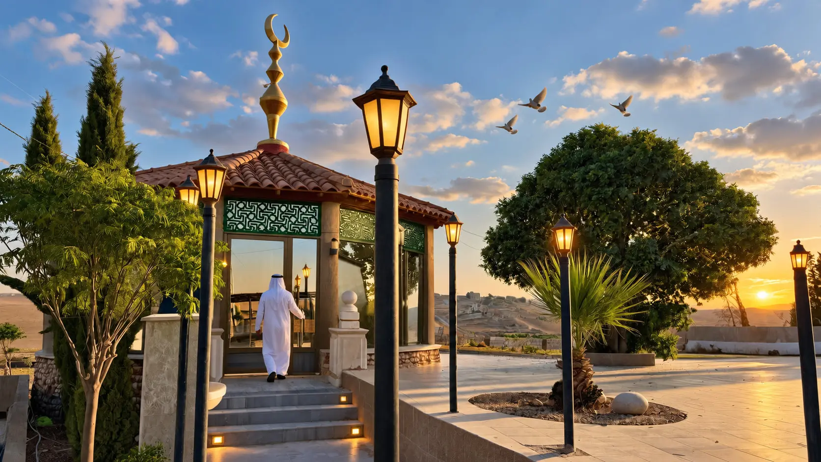 المغرب في المسجد
